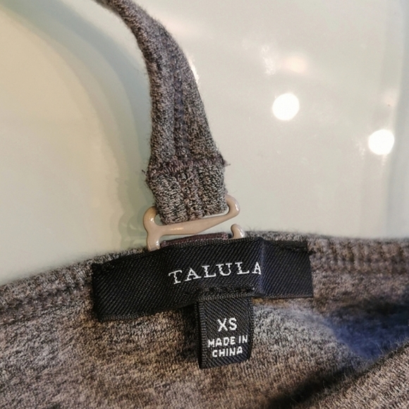 NWOT - Talula Bandeau top XS in gray - Picture 2 of 5